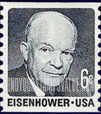 FindYourStampsValue: DWIGHT D. EISENHOWER, Coil Stamp