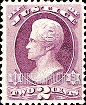 FindYourStampsValue: JUSTICE - Andrew Jackson
