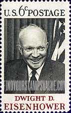 FindYourStampsValue: DWIGHT D. EISENHOWER
