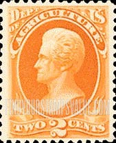 FindYourStampsValue: AGRICULTURE - Andrew Jackson