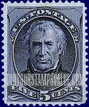 FindYourStampsValue: ZACHARY TAYLOR