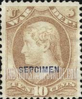 FindYourStampsValue: WAR - Thomas Jefferson