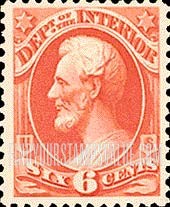 FindYourStampsValue: INTERIOR - Abraham Lincoln