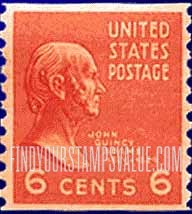 FindYourStampsValue: PRESIDENTIAL ISSUE - John Quincy Adams, Coil Stamp