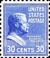FindYourStampsValue: PRESIDENTIAL ISSUE - Theodore Roosevelt