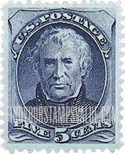 FindYourStampsValue: ZACHARY TAYLOR - Special Printing