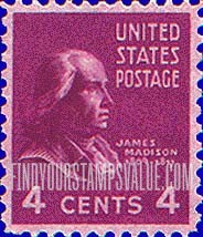 FindYourStampsValue: PRESIDENTIAL ISSUE - James Madison