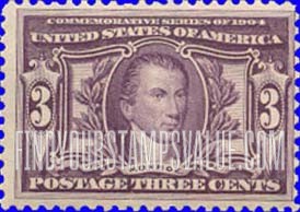 FindYourStampsValue: LOUISIANA PURCHASE EXPOSITION - James Monroe