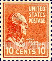 FindYourStampsValue: PRESIDENTIAL ISSUE - John Tyler