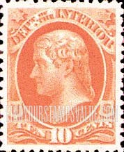 FindYourStampsValue: INTERIOR - Thomas Jefferson