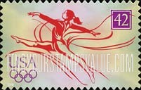FindYourStampsValue: SUMMER OLYMPICS IN BEIJING - Gymnast, Self-Adhesive stamp