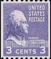 FindYourStampsValue: PRESIDENTIAL ISSUE - Thomas Jefferson, Coil