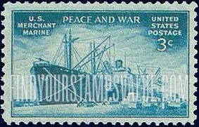 MERCHANT MARINE - Liberty Ship unloading Cargo