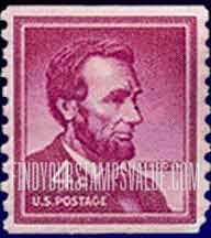 FindYourStampsValue: ABRAHAM LINCOLN, Coil - Liberty Issue