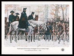 AMERICAN BICENTENNIAL, Souvenir sheet of 5 stamps