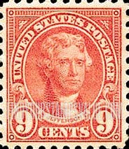 FindYourStampsValue: THOMAS JEFFERSON