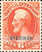 FindYourStampsValue: INTERIOR - Abraham Lincoln