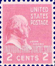 FindYourStampsValue: PRESIDENTIAL ISSUE - John Adams