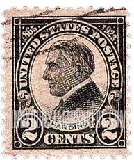 FindYourStampsValue: WARREN G. HARDING MEMORIAL ISSUE