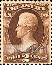 FindYourStampsValue: TREASURY - Andrew Jackson