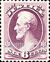 FindYourStampsValue: JUSTICE - Abraham Lincoln