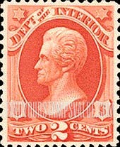 FindYourStampsValue: INTERIOR - Andrew Jackson