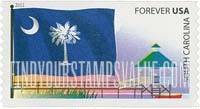 FindYourStampsValue: FLAGS OF OUR NATION - South Carolina, Self-Adhesive Coil stamp