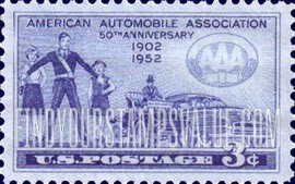 50th ANNIVERSARY OF AMERICAN AUTOMOBILE ASSOCIATION
