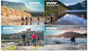 Top Extraordinary Stamps 2016: Seventh Place - Wild Atlantic Way stamps by Ireland Post