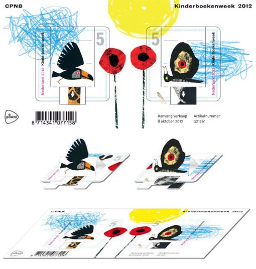 The world's first pop-up stamps from the Netherlands The world's first pop-up stamps from the Netherlands