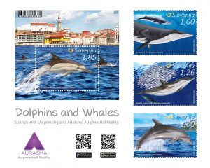 Top Extraordinary Stamps 2016: Fourth Place - Dolphins and Whales by Slovenia Post