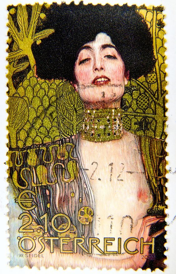 Austrian stamp: Gustav Klimt - Judith I