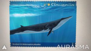 Each of the stamps contains an Augmented Reality tracking code which when held in front of a webcam of a smartphone (with a special app installed) will trigger 3D animation and video content.