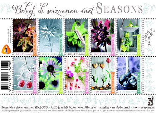 Seasons stamps from the Netherlands Seasons stamps from the Netherlands