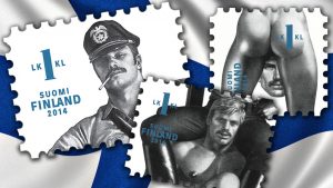 One of the most scandalous stamps issues on the theme of nudity was presented by Finnish Post