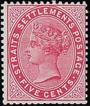 The 1899 Straits Settlement 4c stamp will auction in Singapore. Its estimated value is announced!