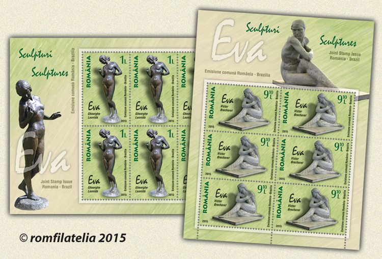 Eve – one of the most important biblical personalities! Romania-Brazil issue of 2 stamps dedicated to the beauty of art released…